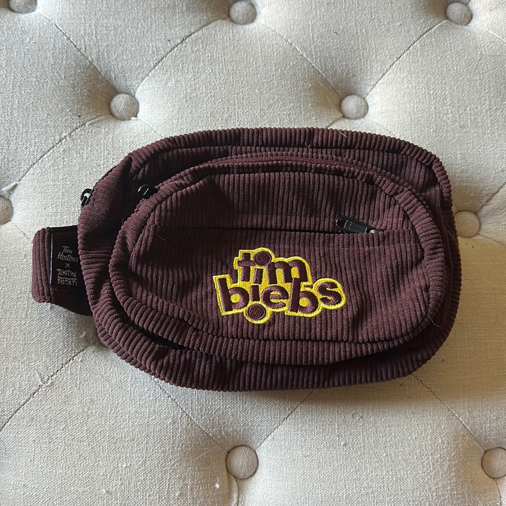 🎤 Tim Hortons x Justin Bieber Tim Biebs Fanny Pack – Limited Edition